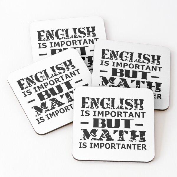 Item preview, English Is Important But Math Is Importanter designed and sold by Ninadvartak303.