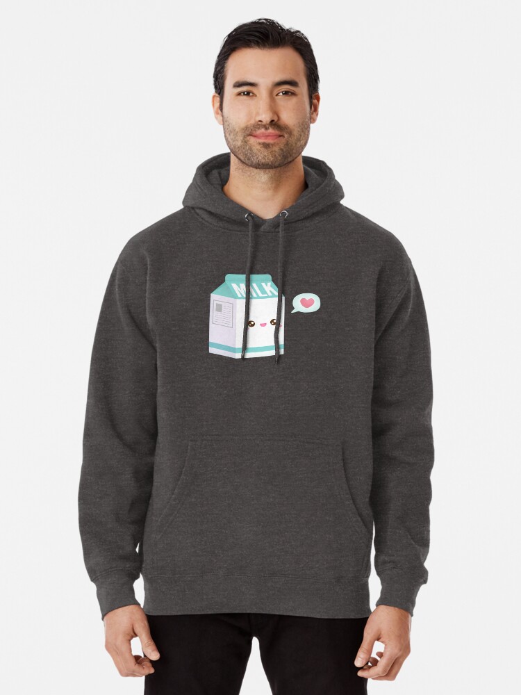 Cute Milk Carton, I Love Milk | Pullover Hoodie