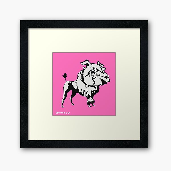Artikel-Vorschau von Bulldogge Pudel Banksy Schablonenkunst, designt und verkauft von WE-ARE-BANKSY.