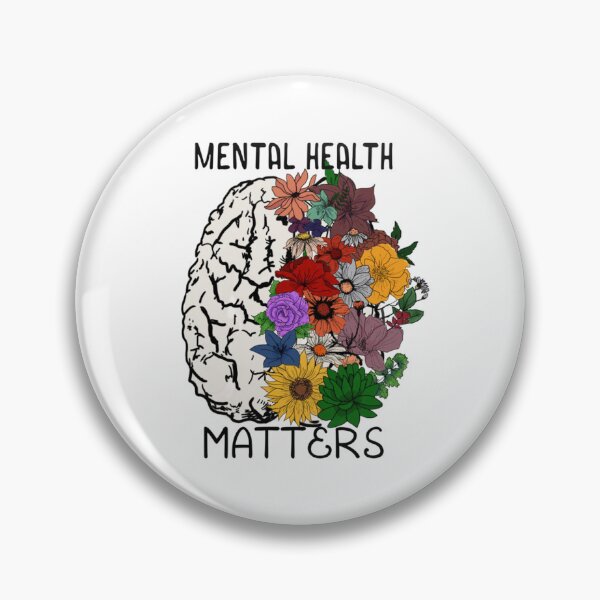 Item preview, Mental Health Matters- Floral Brain   designed and sold by MugGalleriesa.