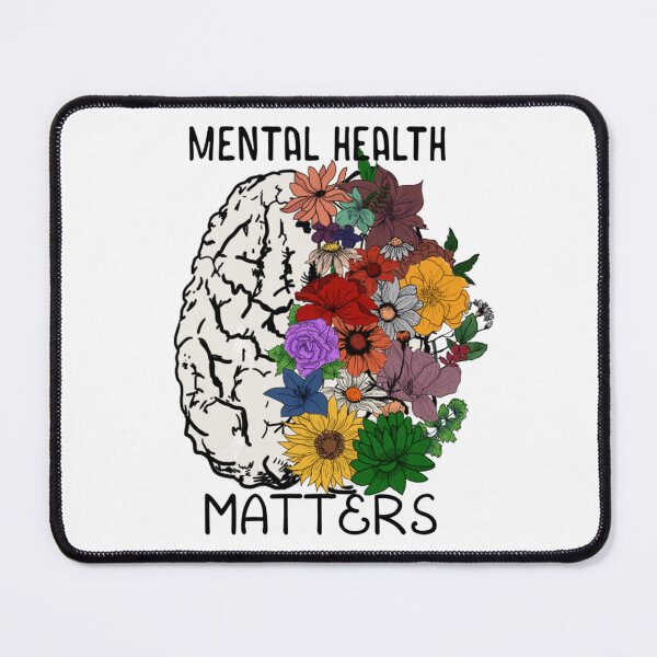 Item preview, Mental Health Matters- Floral Brain   designed and sold by MugGalleriesa.