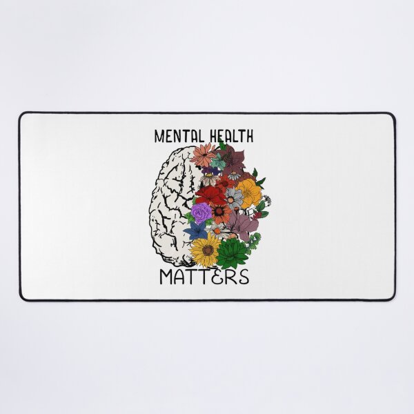 Item preview, Mental Health Matters- Floral Brain   designed and sold by MugGalleriesa.