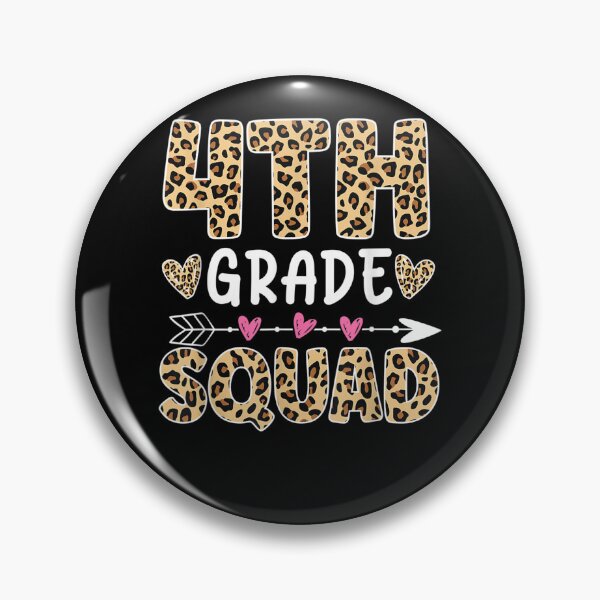Item preview, 4th Grade Squad Leopard Cute Teacher Student Back To School  designed and sold by scirarmav.