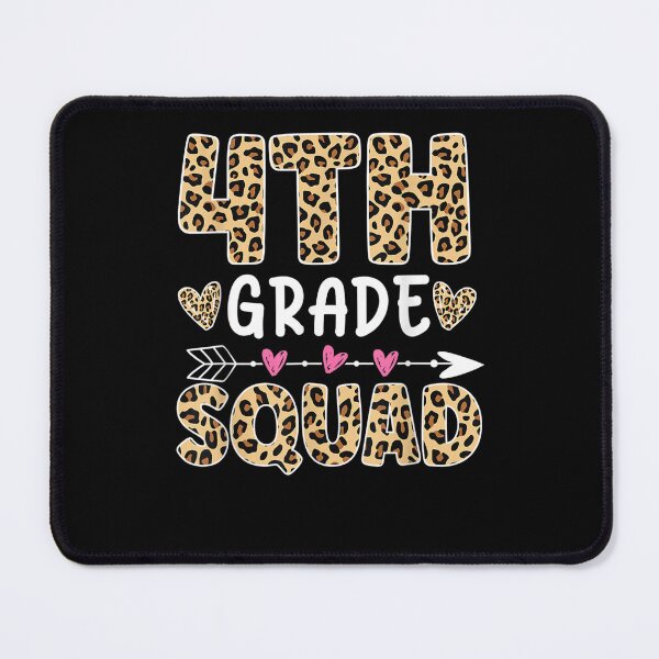 Item preview, 4th Grade Squad Leopard Cute Teacher Student Back To School  designed and sold by scirarmav.