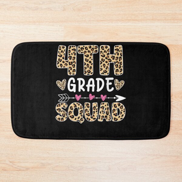 Item preview, 4th Grade Squad Leopard Cute Teacher Student Back To School  designed and sold by scirarmav.