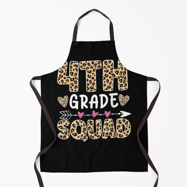 Item preview, 4th Grade Squad Leopard Cute Teacher Student Back To School designed and sold by scirarmav.