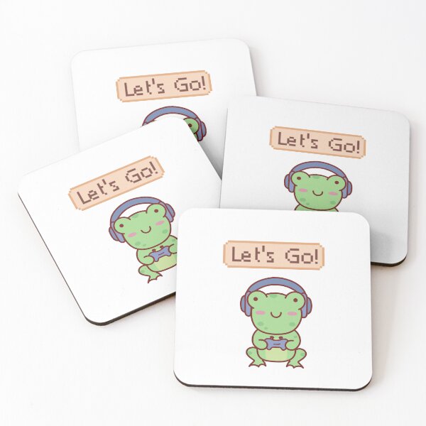 Item preview, Cute and funny kawaii colorful cartoon gamer frog gift ideas for frog lovers, gamers, adults, kids/children designed and sold by haRexia.