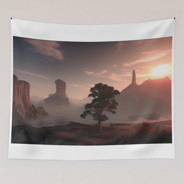 Item preview, Landscape pastures with sunrise designed and sold by ART3M1S1A.