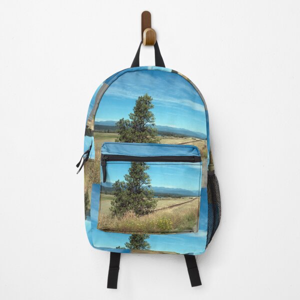 Item preview, Road, blue sky, tree and wild grasses landscape photography designed and sold by naturematters.