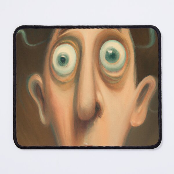 Item preview, Surrealistic digital painting of anxious man designed and sold by SpectrumCinemax.