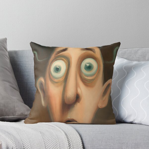Item preview, Surrealistic digital painting of anxious man designed and sold by SpectrumCinemax.