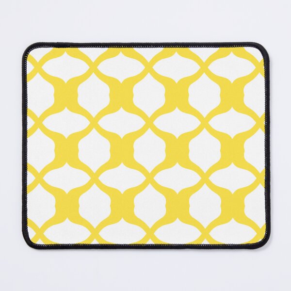 Item preview, Soft Curves Pattern - Lemon Yellow and White designed and sold by LAEC-Shop.