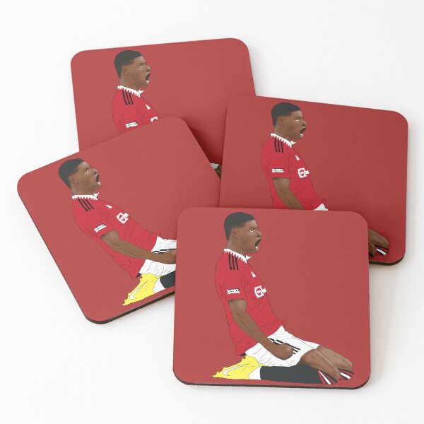 Item preview, Marcus Rashford Knee Slide Goal Celebration 22 designed and sold by Hevding.