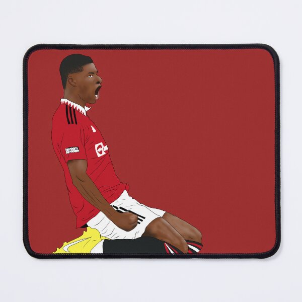 Item preview, Marcus Rashford Knee Slide Goal Celebration 22 designed and sold by Hevding.