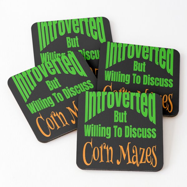 Item preview, Introverted But Willing To Discuss Corn Mazes Fall Autumn  designed and sold by scirarmav.