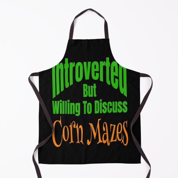 Item preview, Introverted But Willing To Discuss Corn Mazes Fall Autumn designed and sold by scirarmav.