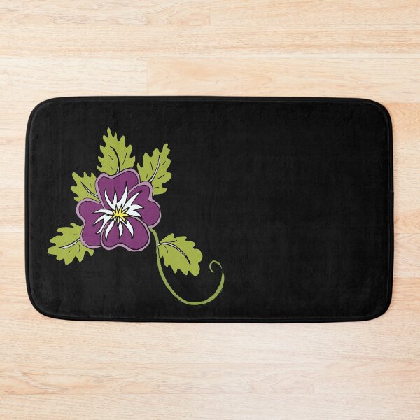 Item preview, Single pink and purple wild pansy flower illustration  designed and sold by AngelDawnDesign.