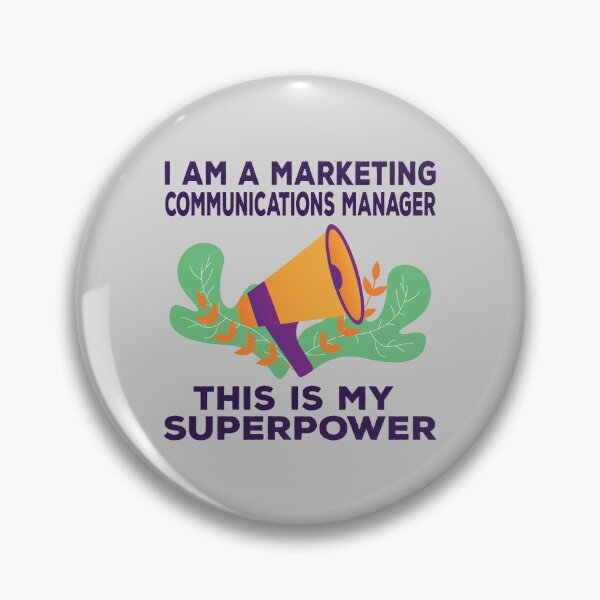 Item preview, I am a marketing communications manager this is my superpower, dark text, funny superpower lovers, job, humor, joke, meme, superhero worker designed and sold by SGS-.