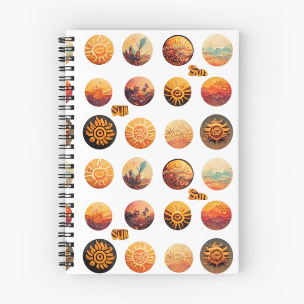 Item preview, Sun-Themed Sticker Set / Magnet Set designed and sold by RadicalWombat.