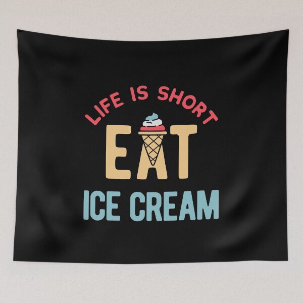 Item preview, Funny Ice Cream Quotes designed and sold by artworkbyrihen.