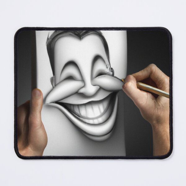 Item preview, Hands drawing a face on paper designed and sold by SpectrumCinemax.