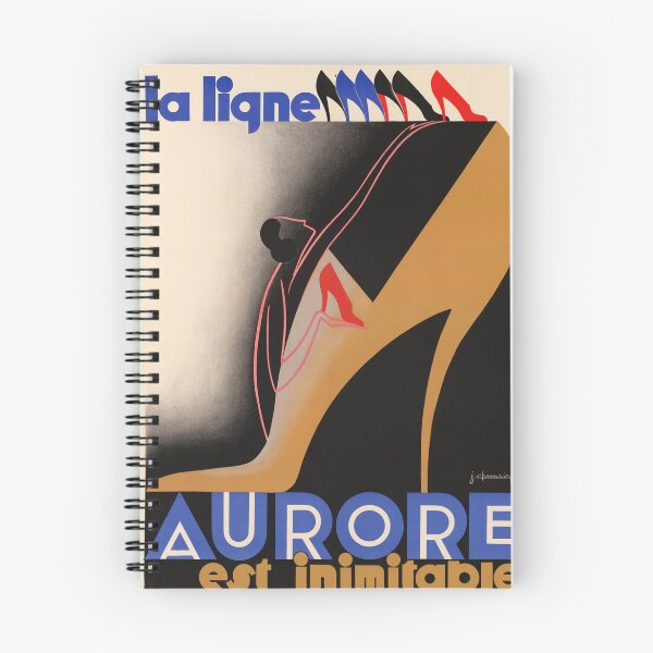 Artikelvorschau, AURORE ist das unnachahmliche Art-Deco-Poster für Damenschuhe aus dem Jahr 1930 von Jean Chassaing entworfen und verkauft von retroposters.