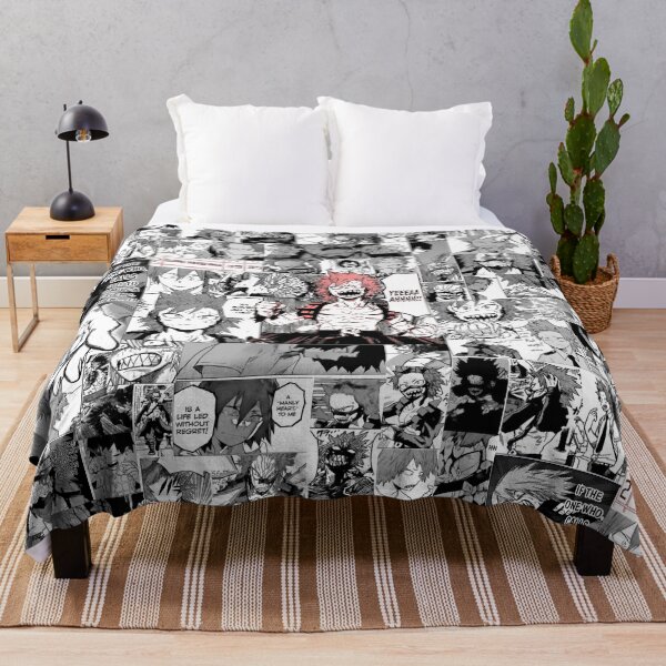 Red Riot: Manly-hearted Hero Throw Blanket