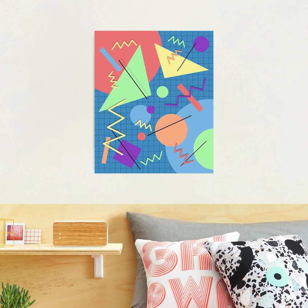 Memphis Pop store Pattern #2 - Premium Pop Art Canvas