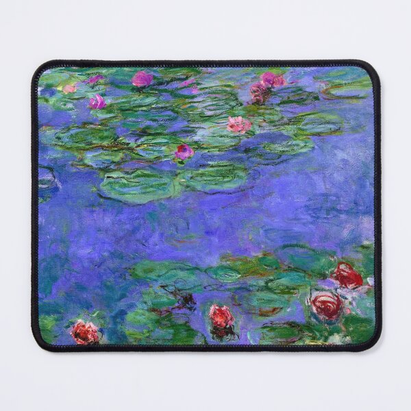 Item preview, 1914-1919 Water lilies, Red, oil on canvas. Claude Monet designed and sold by naturematters.