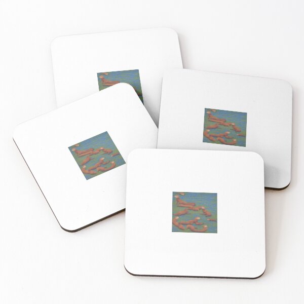 Item preview, Otters inspired by Seurat designed and sold by FunkyPaintings.