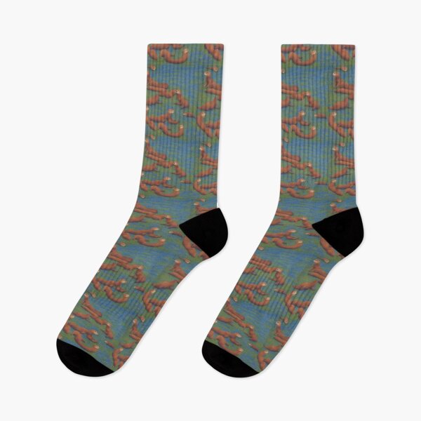 Item preview, Otters inspired by Seurat designed and sold by FunkyPaintings.