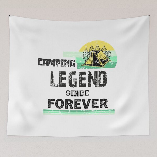 Item preview, CAMPING LEGEND SINCE FOREVER designed and sold by Zakaria-4.