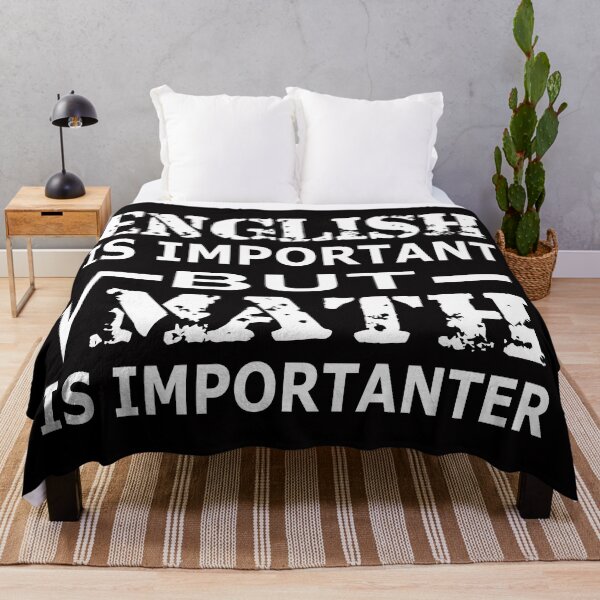 Item preview, English is Important but Math is Importanter designed and sold by Ninadvartak303.