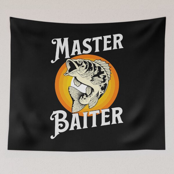 Item preview, Master Baiter Vintage Bass Fishing Funny Fishing designed and sold by Digital Story Time.