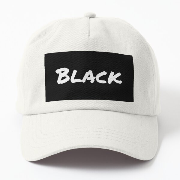 Black t-shirt  Dad Hat