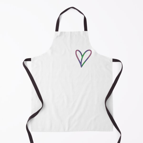 Item preview, Trigender Pride Heart Outline designed and sold by Adriana Starshine.