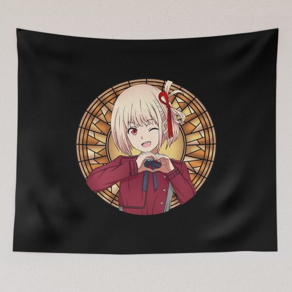 Item preview, Chisato Nishikigi Stained Glass from the anime Lycoris Recoil designed and sold by EryaMoon.