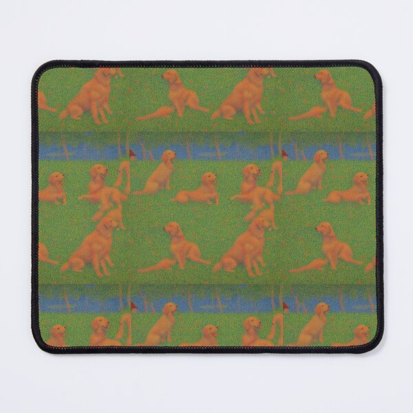 Item preview, Golden Retrievers inspired by Seurat designed and sold by FunkyPaintings.