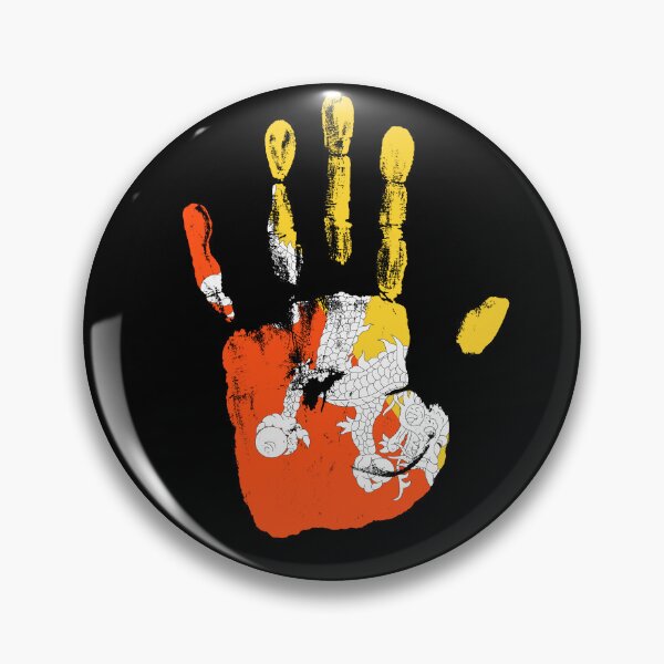 Item preview, Hand Bhutan Flag Palm designed and sold by rafaeltto.