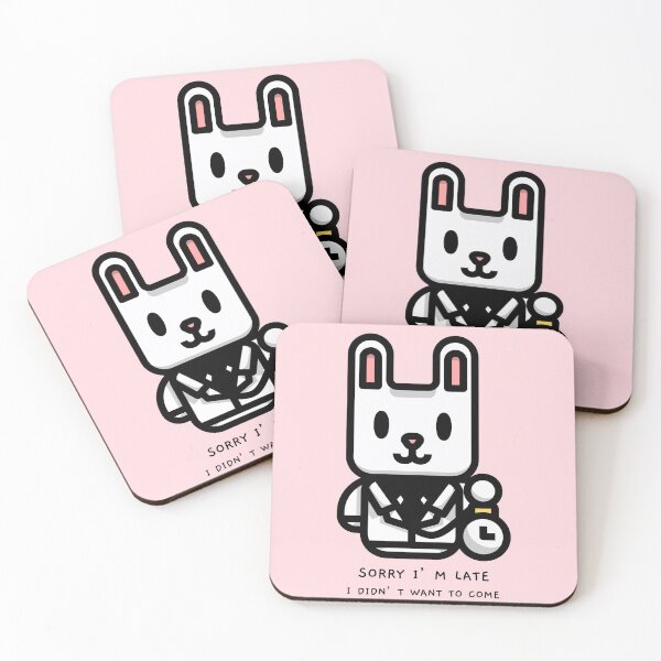 Item preview, Sorry I’m late, I didn’t want to come. Bunny. designed and sold by KonichiwaCutie.