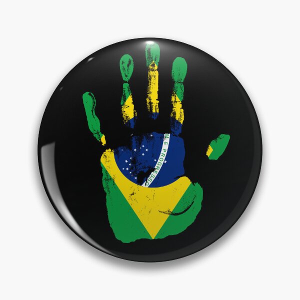 Artikelvorschau, Hand Brazil Flag Palm entworfen und verkauft von rafaeltto.
