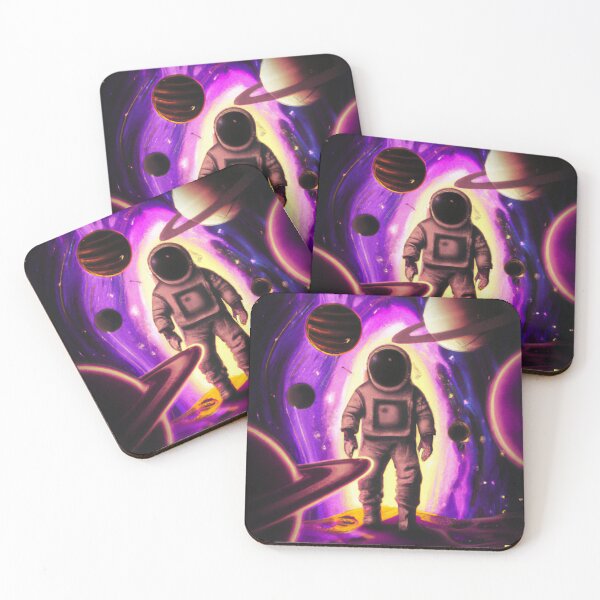 Item preview, AI Generated Art, An Astronaut Taking A Psychedelic Trip Among Planets, Stars And Comets 2 designed and sold by Elvira Hyvönen.