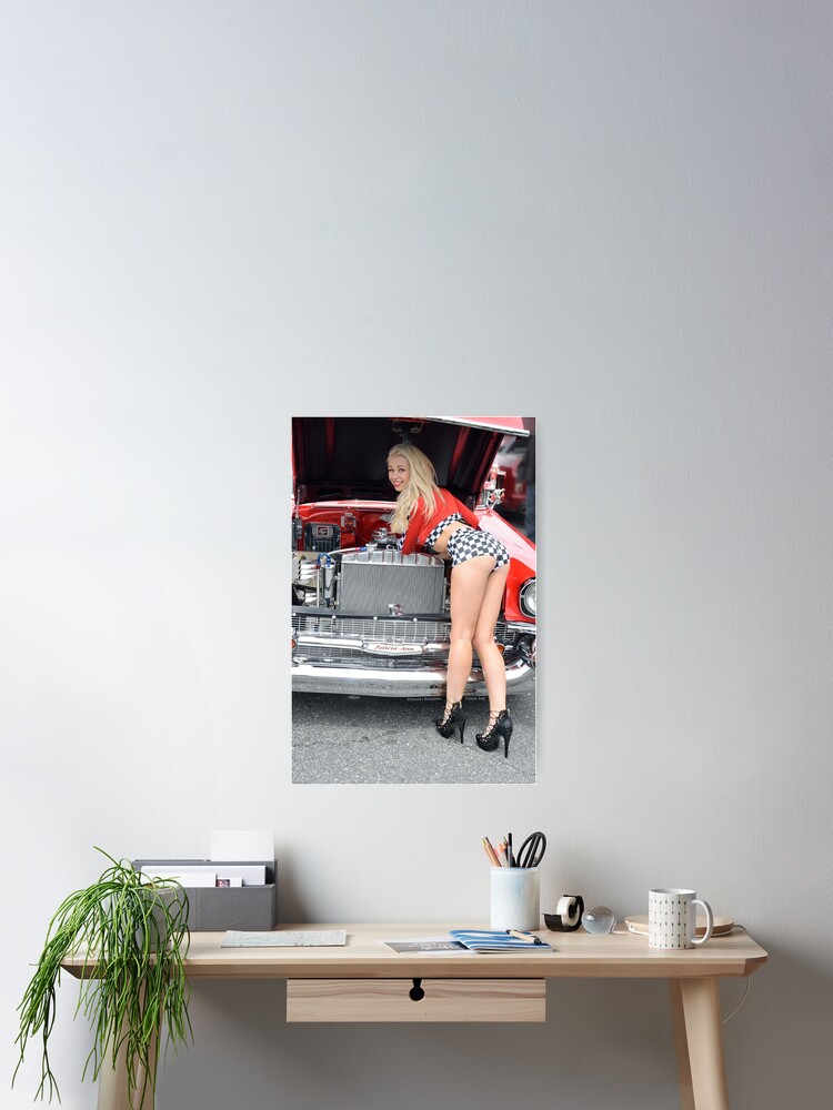 Felicia Ann - Classic Car - Hard Edge Canvas Print
