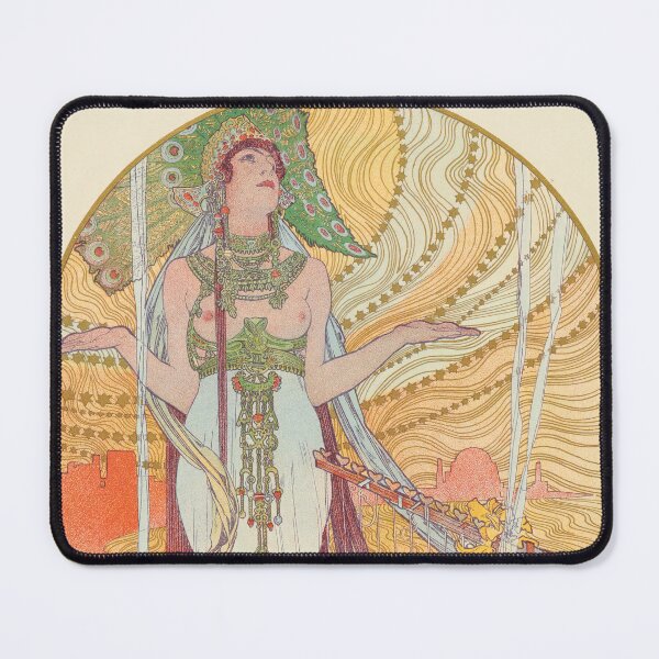 Item preview, Incantation (Salammbo) by Alphonse Mucha, 1897 designed and sold by Vintage Wall Art.