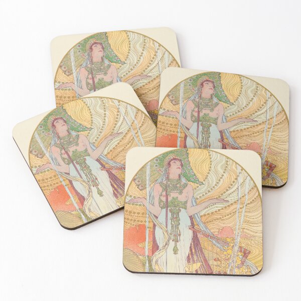 Item preview, Incantation (Salammbo) by Alphonse Mucha, 1897 designed and sold by Vintage Wall Art.