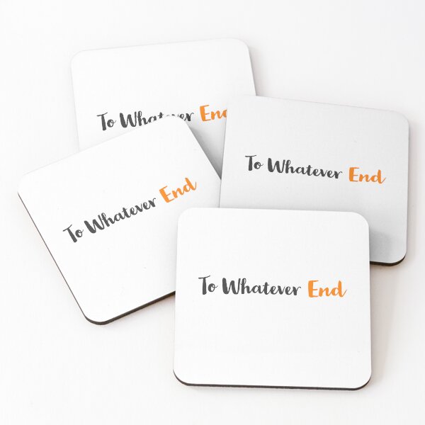 Item preview, To Whatever End Book Quote designed and sold by ArtBySymone.