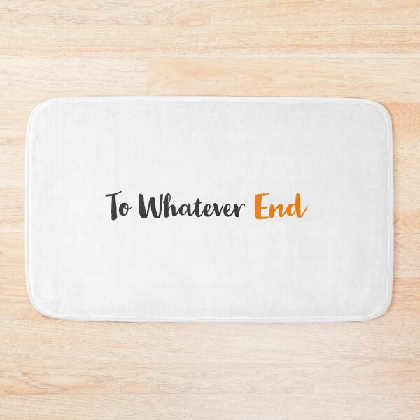 Item preview, To Whatever End Book Quote designed and sold by ArtBySymone.