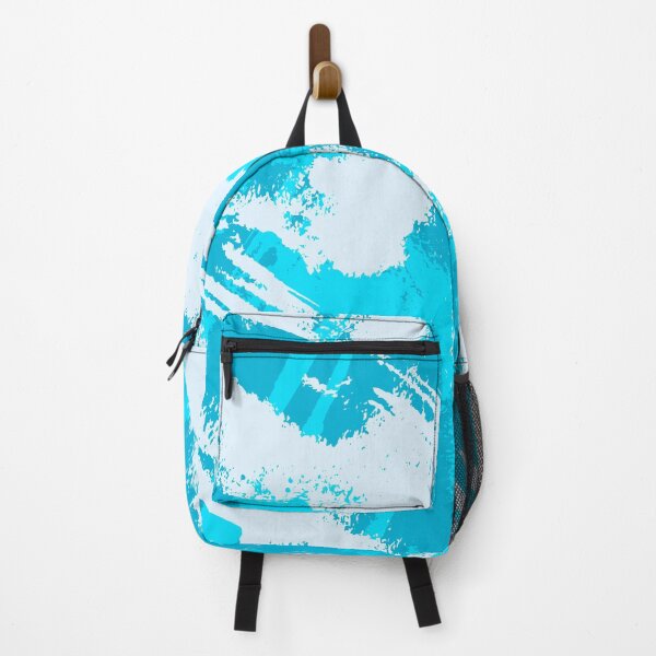 Item preview, Abstract hand drawn cute pattern in blue colors. Grunge illustration with paint elements designed and sold by zuperelectracat.