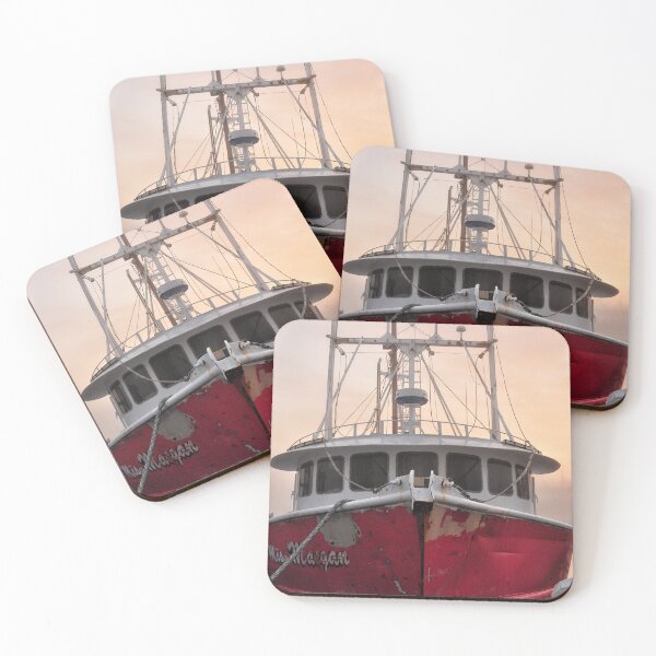 Item preview, Red Boat at Sunrise designed and sold by Marie Palcic.
