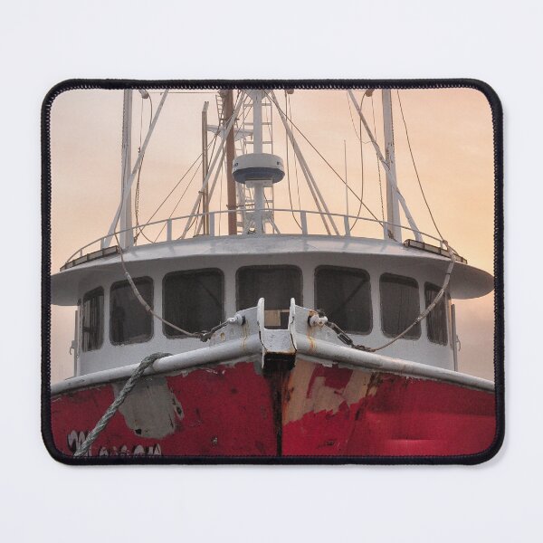 Item preview, Red Boat at Sunrise designed and sold by Marie Palcic.
